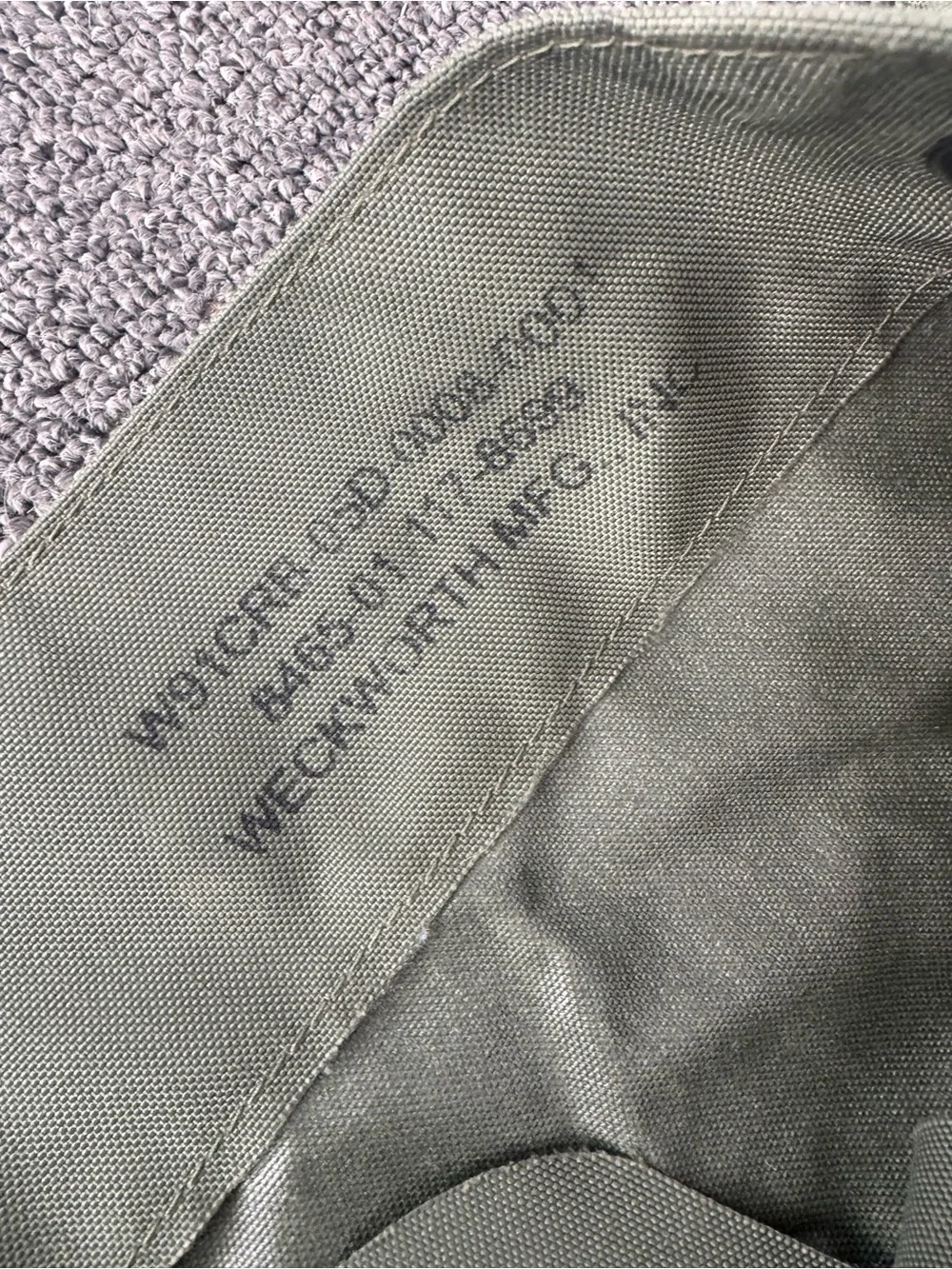 Olive Green Military Duffel Bag Weckworth Mfg